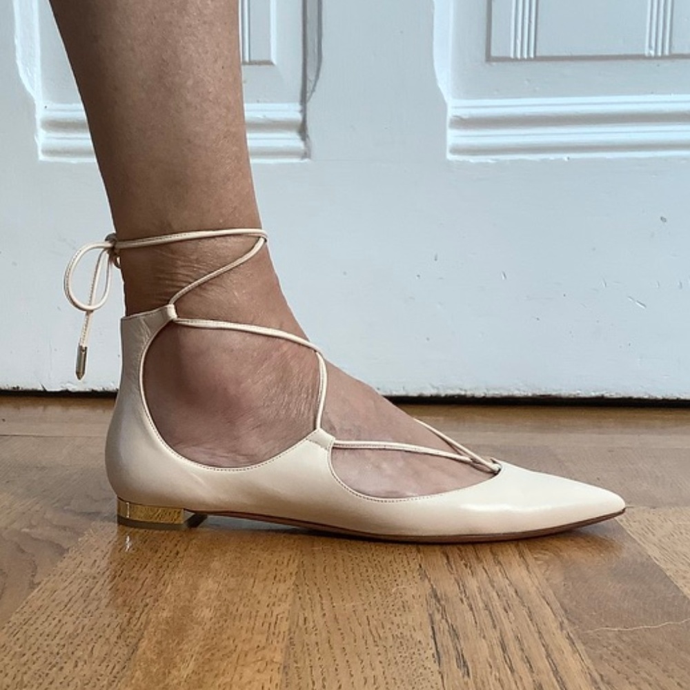 Aquazzura Christy Ballerina Flats - Picture 5 of 8